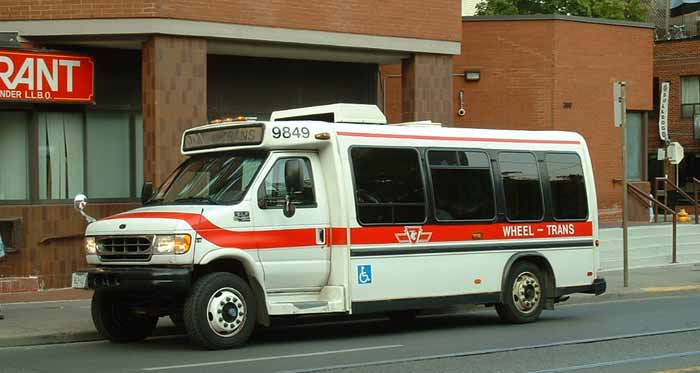 Toronto Transit Commission Wheel-Trans Ford E450 9849